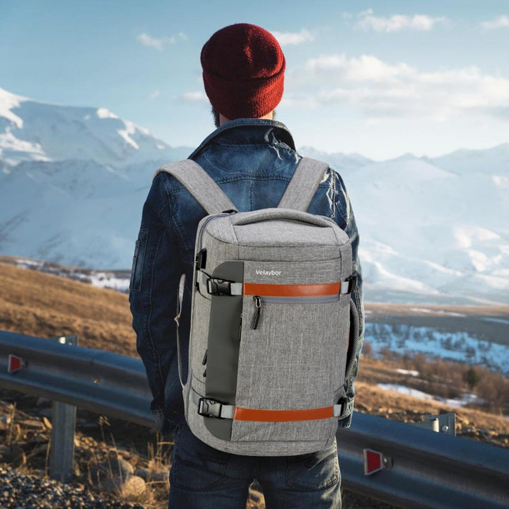 Velaybor - Mochila de viaje de 42L con 4 cubos de embalaje, bolsa d...
