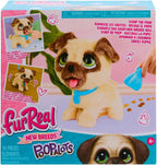 FurReal Poop-a-Lots Pug - Cachorro interactivo de peluche con correa