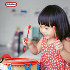 Lollipop Little Tikes - Juego de instrumentos musicales para bebés, batería de 6 piezas, maracas, diversión musical para niños pequeños, juguetes educativos preescolares, juguetes musicales para niños pequeños