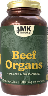 MK Supplements Cápsulas de órganos de carne alimentada con pasto |...