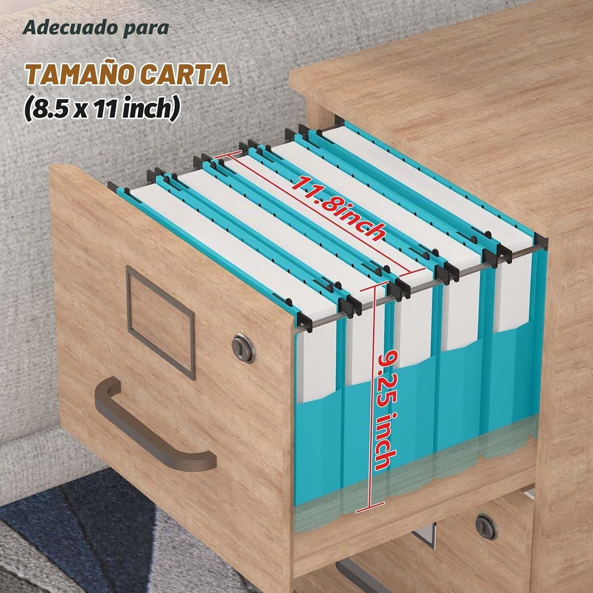 Carpetas colgantes de plástico con capacidad adicional