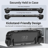 Switch 2 Case PC Front Cover Dockable TPU Ergonomic Grip