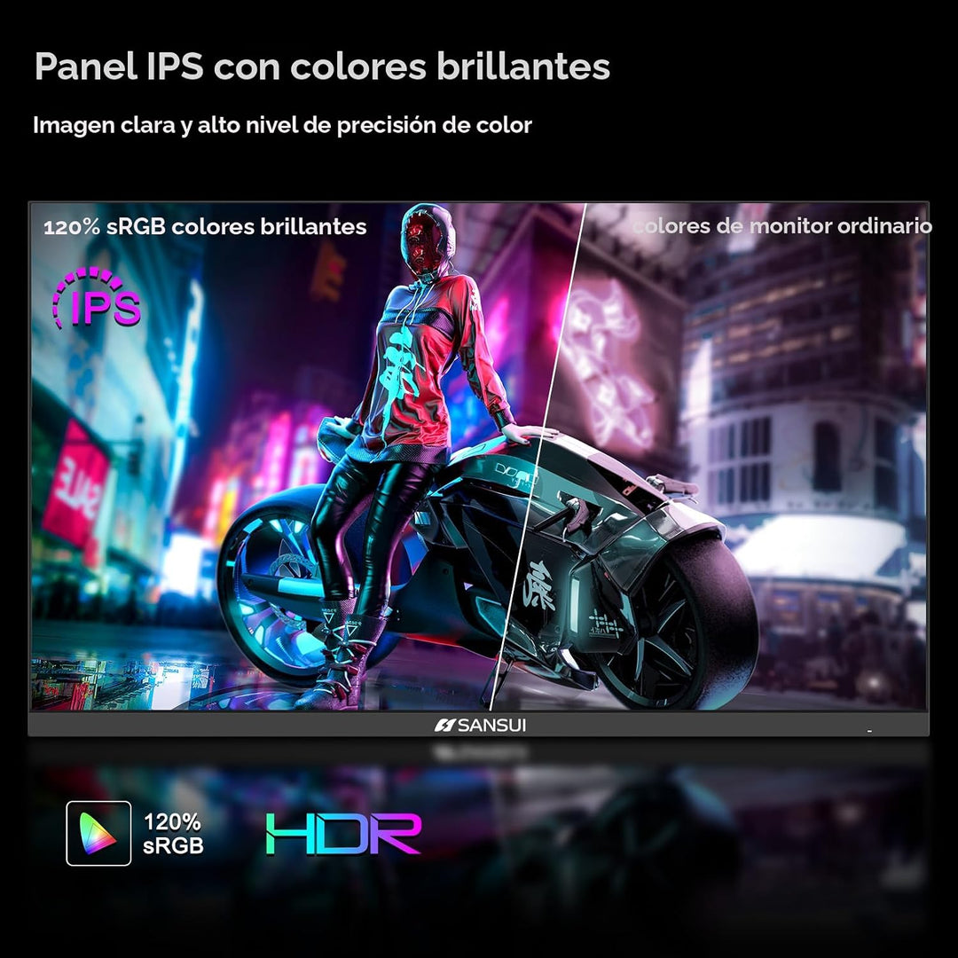 SANSUI Monitor de juegos IPS WQHD 2560 x 1440 de 27 pulgadas, 200Hz...