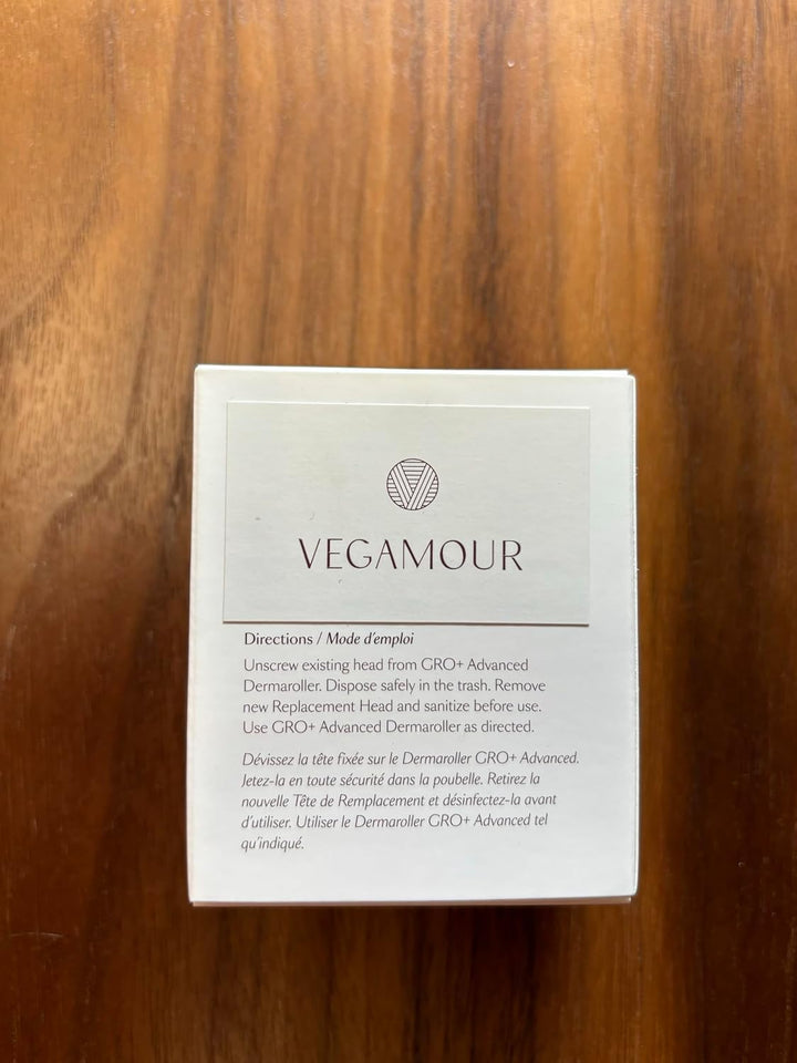 VEGAMOUR GRO+ Advanced Dermaroller - Cabezal de repuesto | 1200 mic...