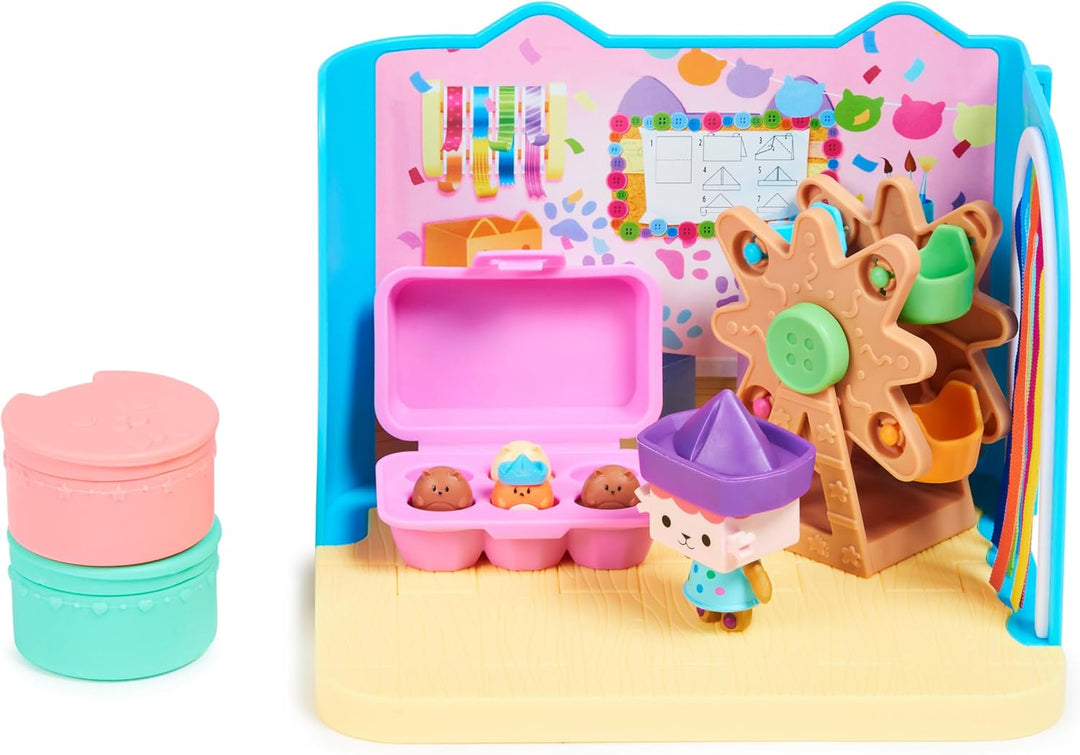Gabby's Dollhouse, habitación Baby Box Cat Craft-A-Riffic con f...