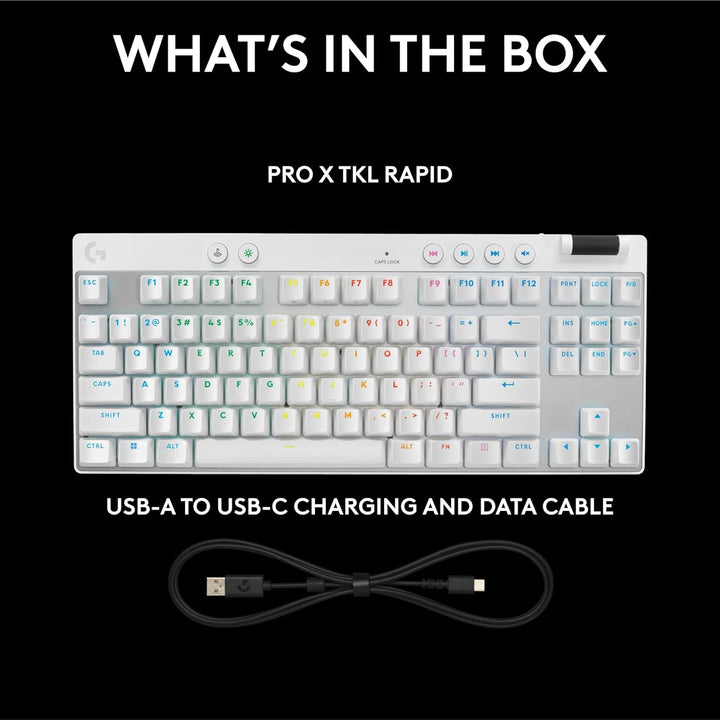 Logitech G PRO X TKL Rapid (Tenkeyless): interruptores analógicos m...