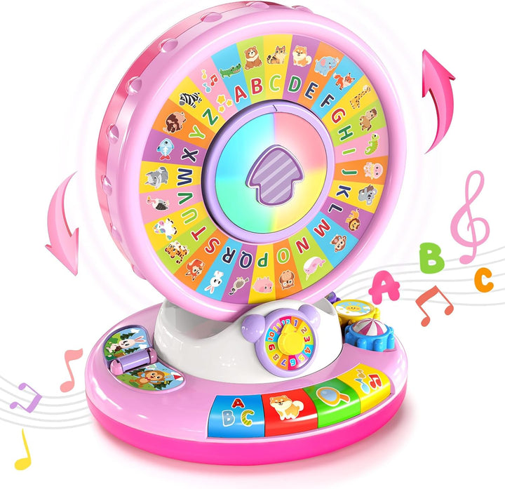Juguetes para niños de 1, 2 y 3 años, niños y niñas, Alfabeto music...