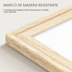 Pizarra blanca magnética para pared, 24 x 18 pulgadas, marco de madera