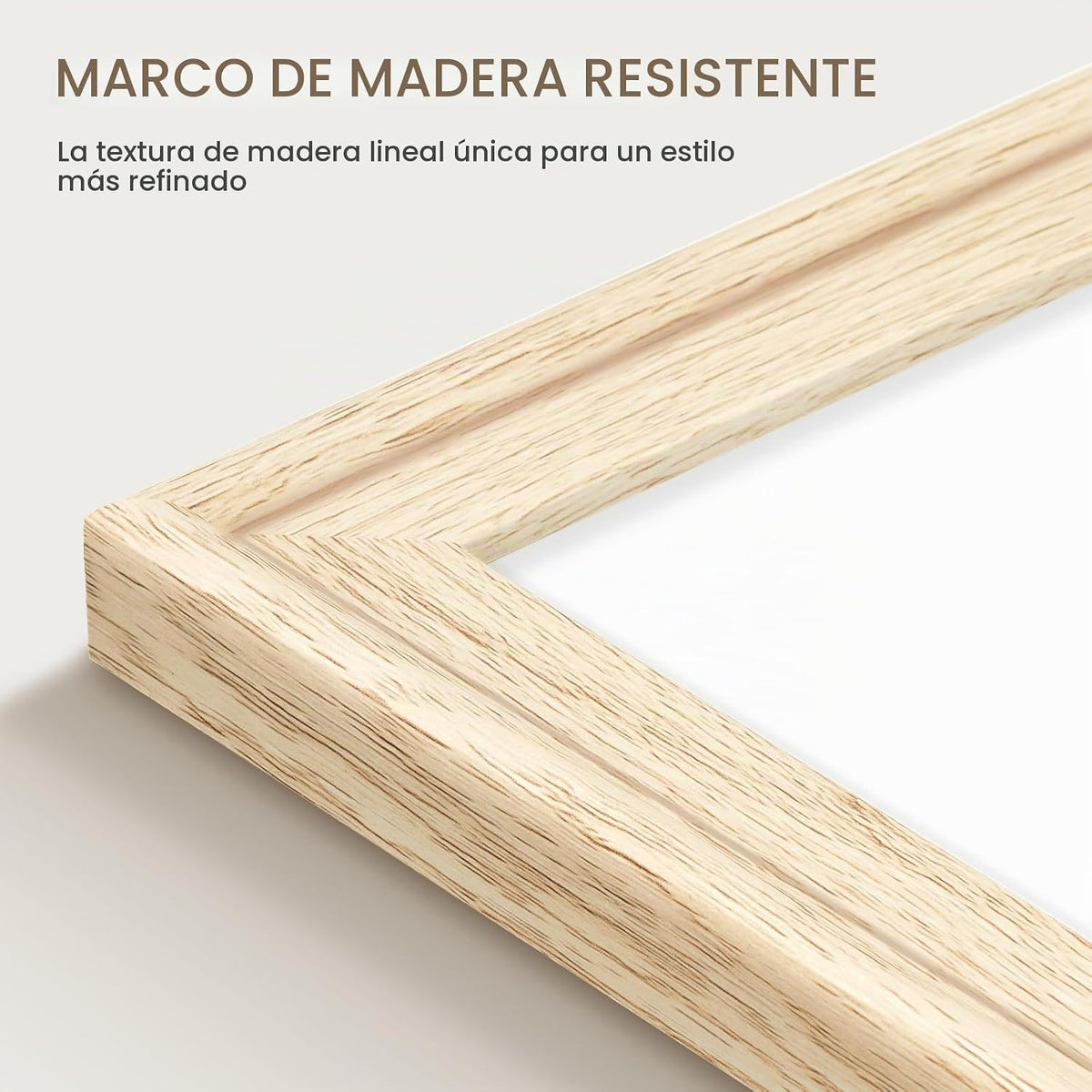Pizarra blanca magnética para pared, 24 x 18 pulgadas, marco de madera