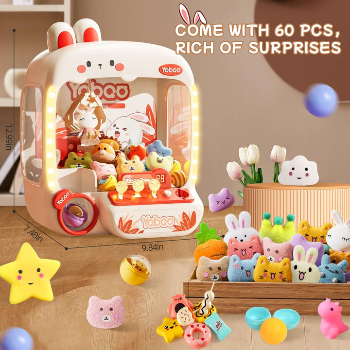 64 piezas de máquina de garras grande para niños con temática de co...