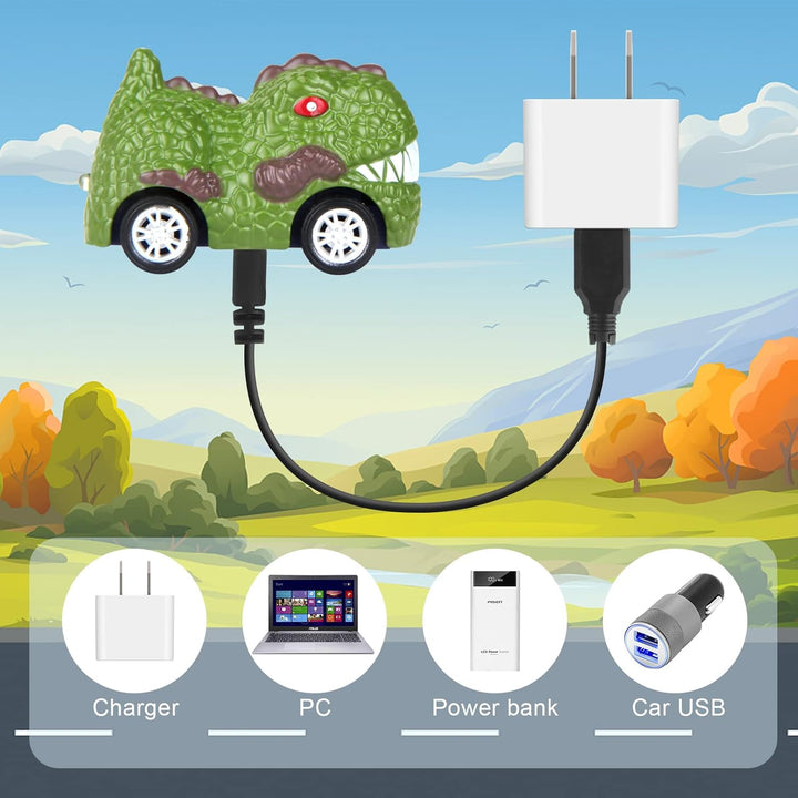 Tomatong Coche de Control Remoto con Reloj 2023 Juguetes con Luz LE...
