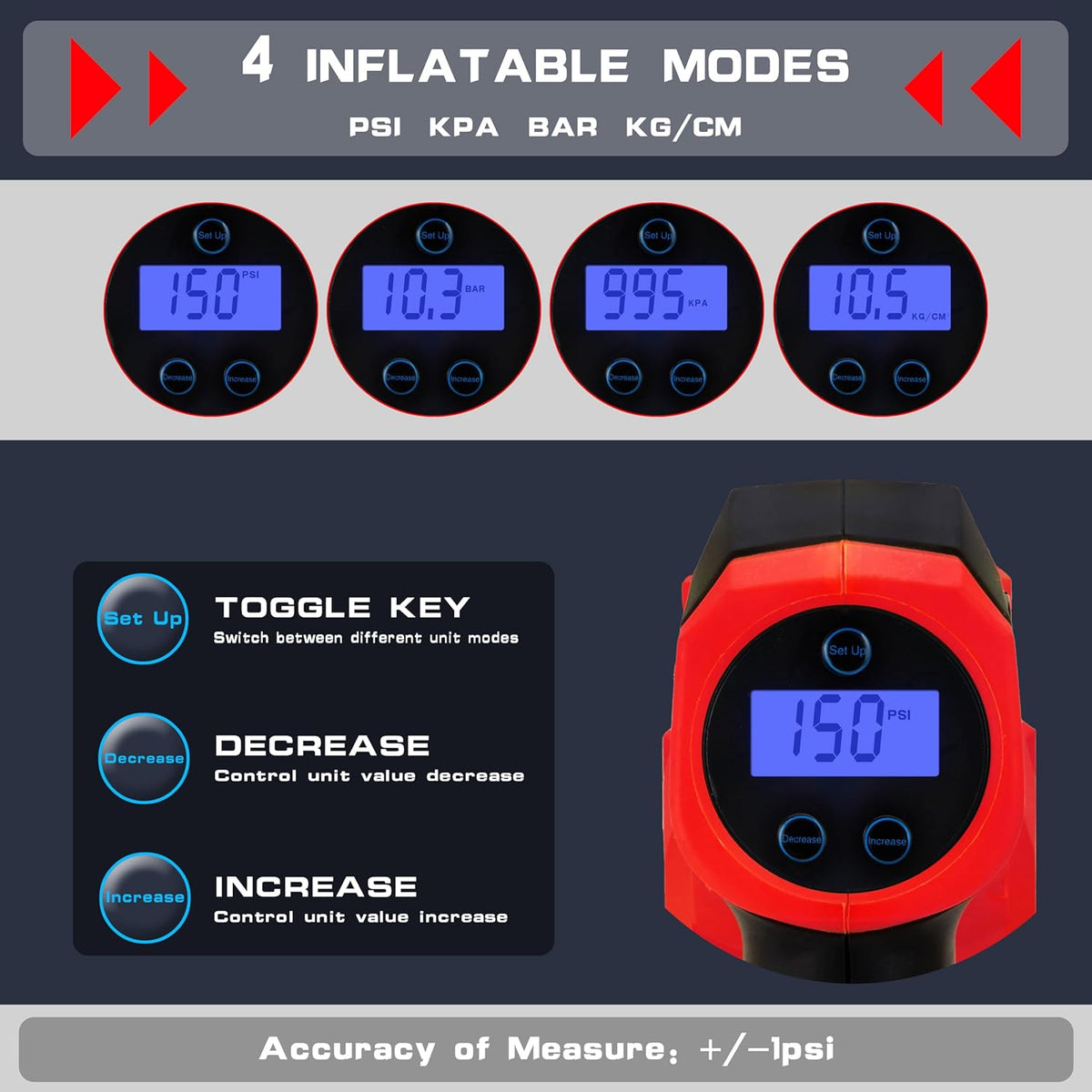 Nichilas Inflador de neumáticos compatible con batería Milwaukee M1...
