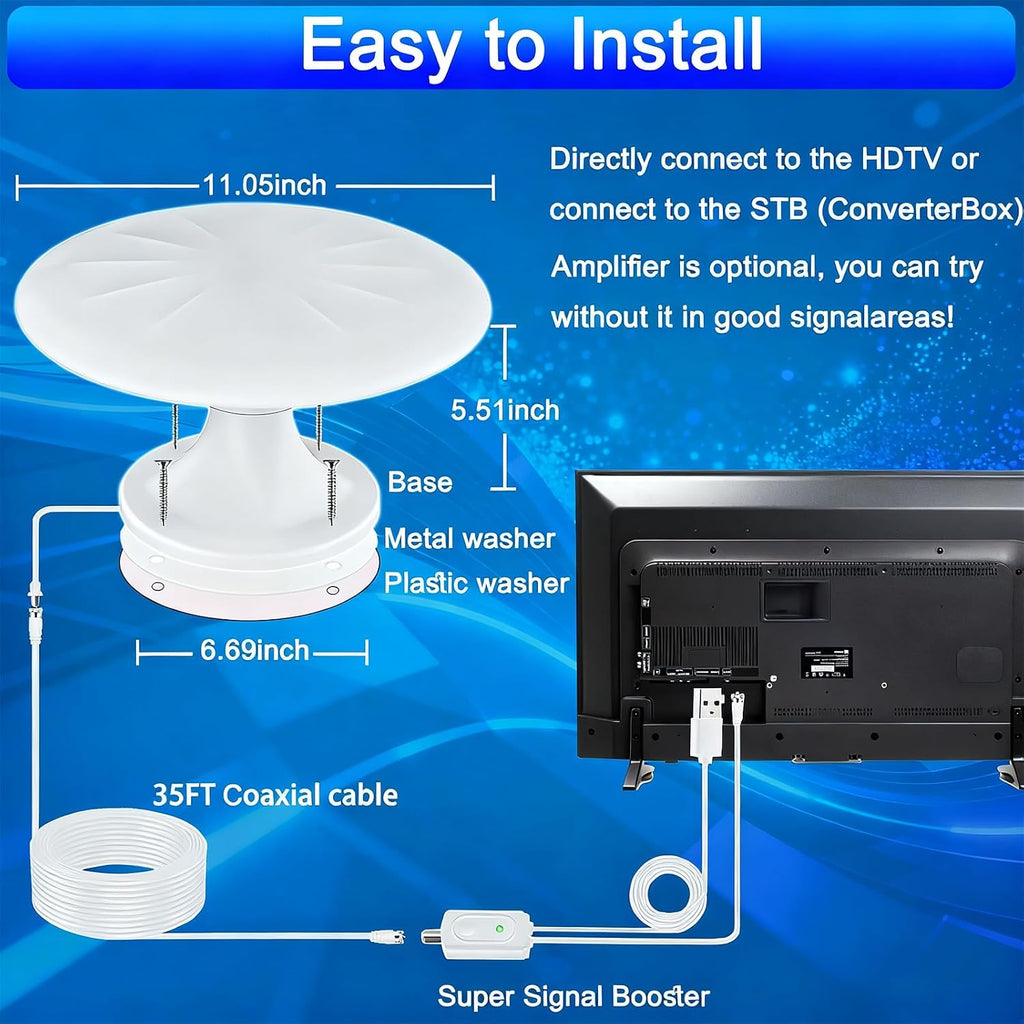 Antena de TV RV para Camper (RV967)