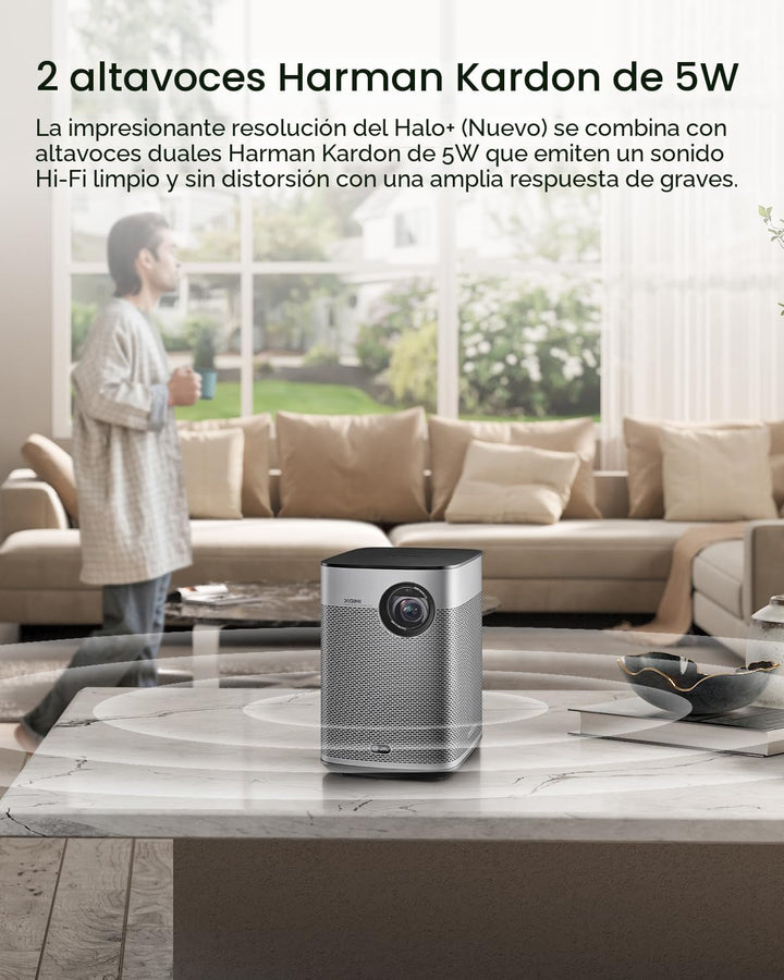 XGIMI Halo+ GTV NEW - Proyector portátil, Google TV con licencia de...