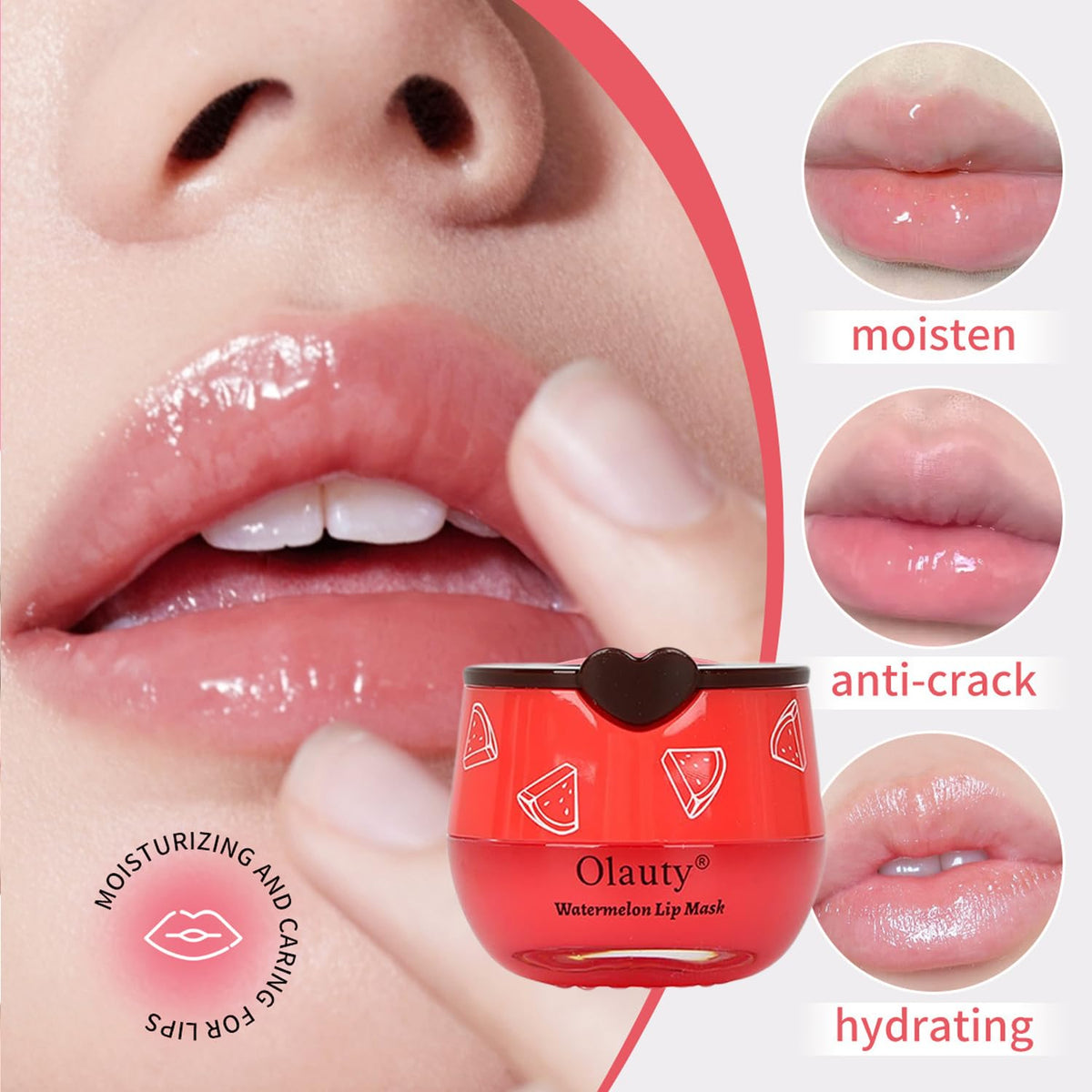 10 piezas bálsamo labial de miel en pote, máscara labial de miel a...