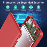 [Paquete de 2] Cargador Portátil Power Bank 10000mAh, Batería Exter...
