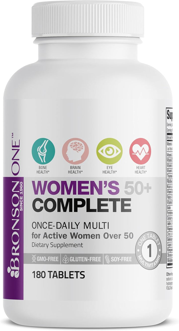Bronson ONE Daily Multivitamínico Multimineral Completo 50+ para mu...