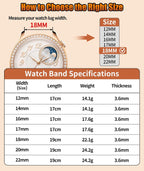 BINLUN Correa de reloj de resina con diseño de mariposa de 0.472 in, 0.551 in, 0.630 in, 0.669 in, 0.709 in, 0.787 in, 0.866 in, liberación rápida, ligera, correa de repuesto para reloj inteligente