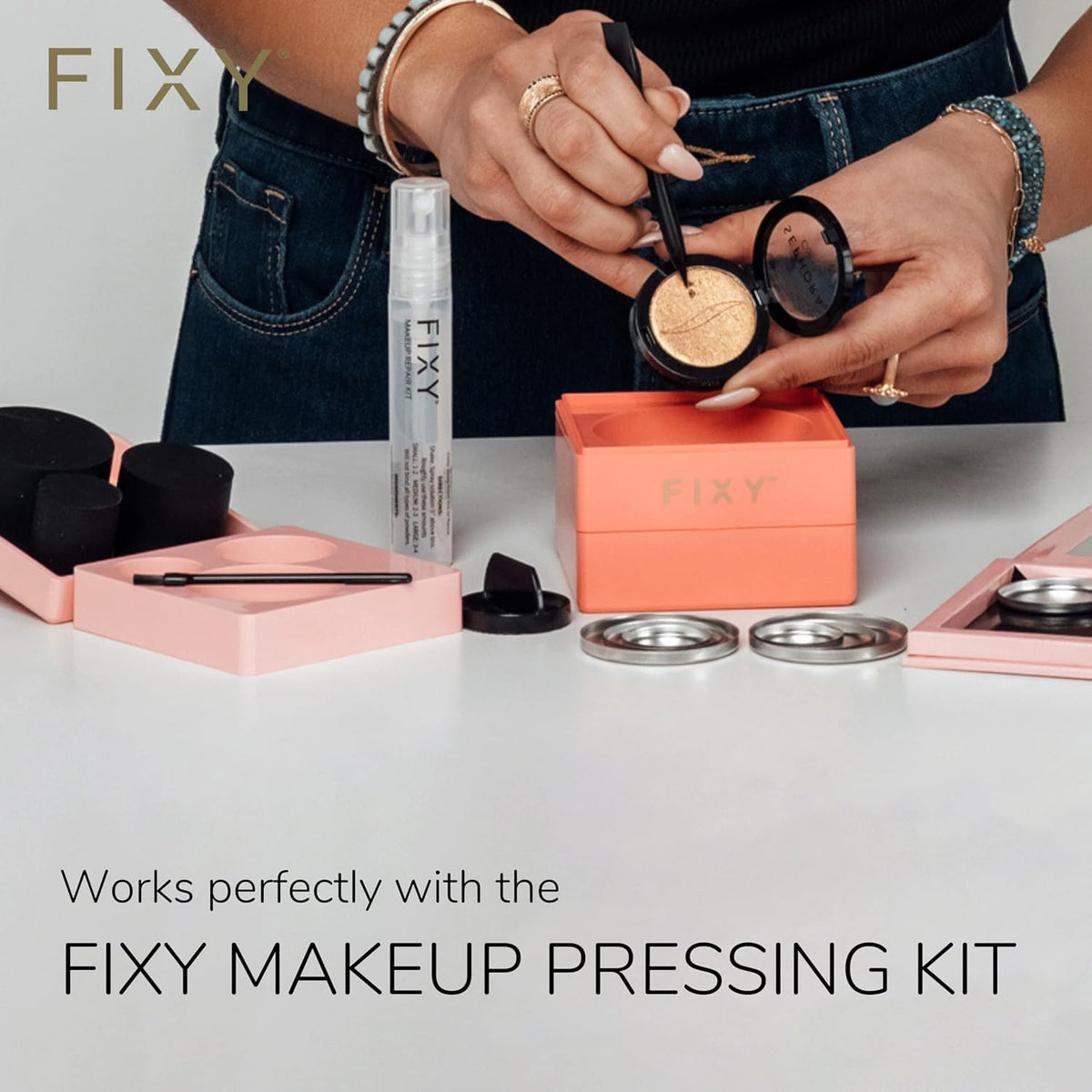FIXY Spray reparador de maquillaje, solución de 4 onzas para restau...