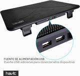 Havit HV-F2056 15.6-17 Pulgadas Soporte enfriador para Laptop - Del...