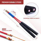 MAGICYOYO Pro Triple Rodamiento Verde Diabolo Tamaño Mediano 5"" Juguete de Yoyo Chino con 2 Pares de Palos de Carbono + 2 Cuerdas Extra + 1 Bolsa de Malla, Juguete de Habilidad de Yoyo Chino de Alto