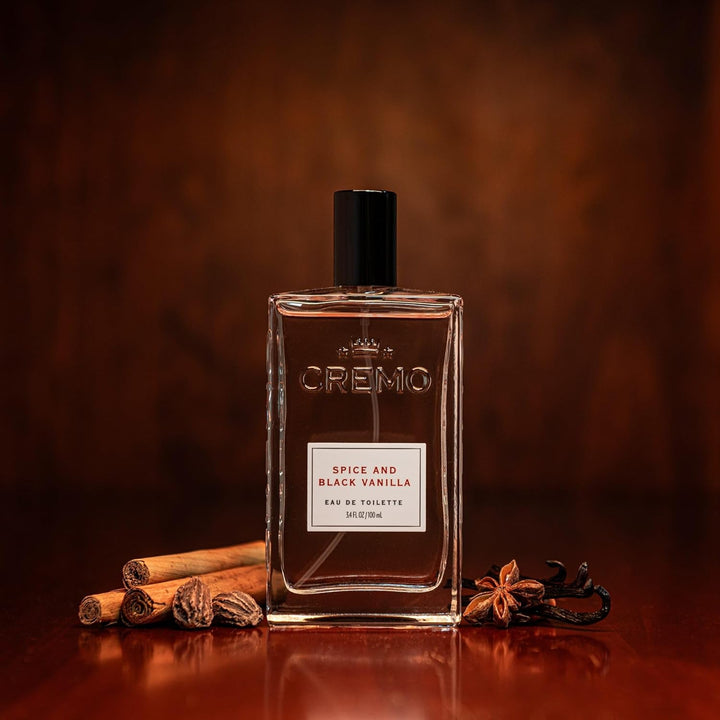 Cremo Colonia para Hombre - Spray de Colonia de Especias y Vainilla...