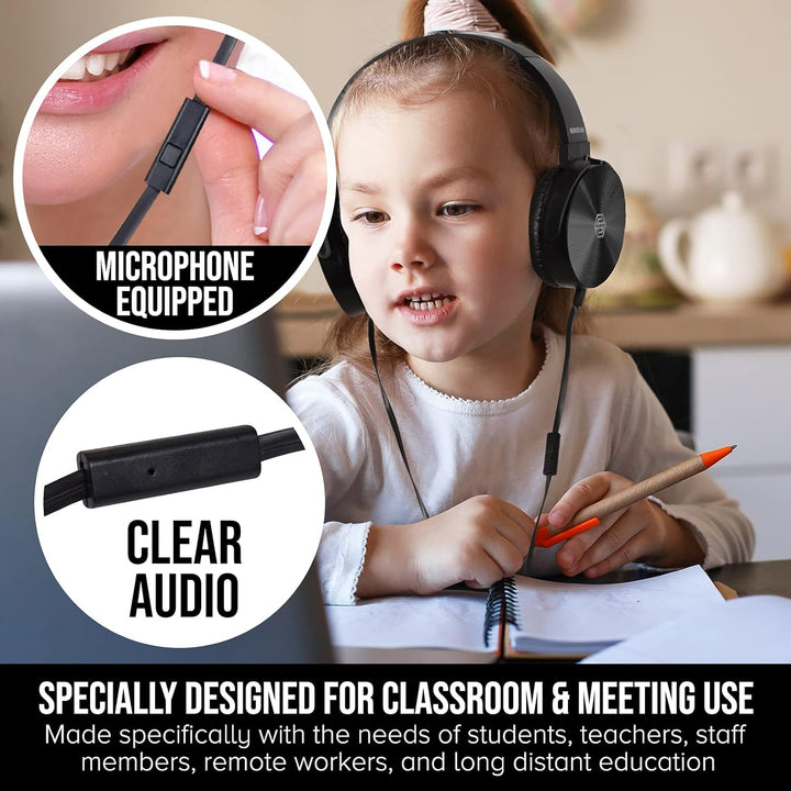 Sonitum Juego de auriculares y micrófono de alta calidad para el au...