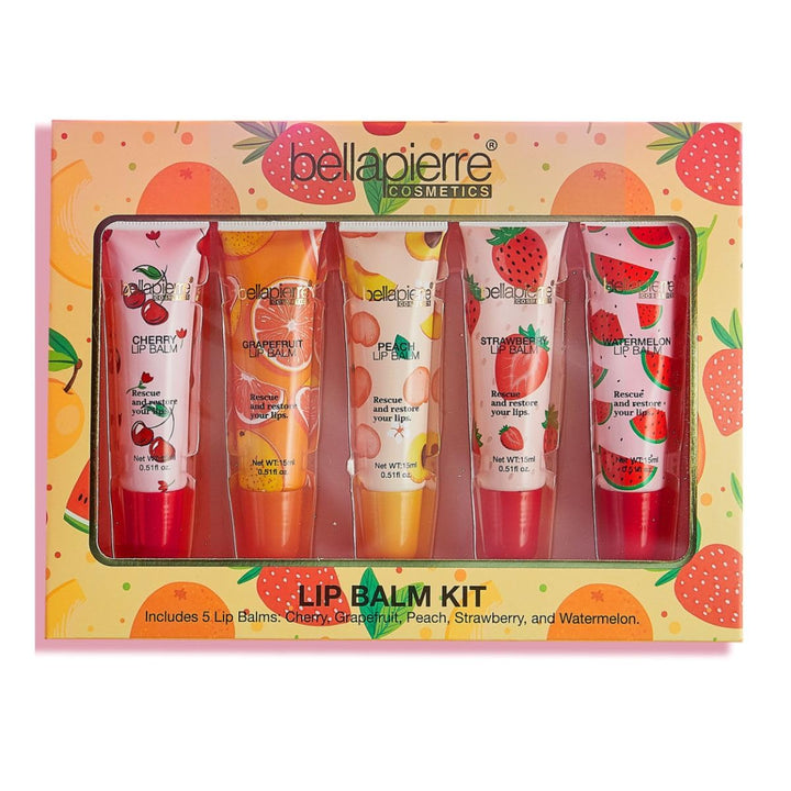 bellapierre Cosmetics - Kit de bálsamo labial natural de 5 piezas |...