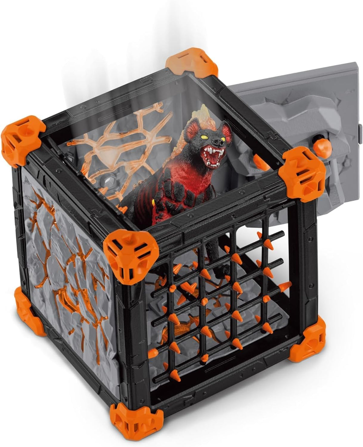 Schleich Eldrador - Juego de 27 piezas Battlecave Lava Hyena - Niños 7+ |
