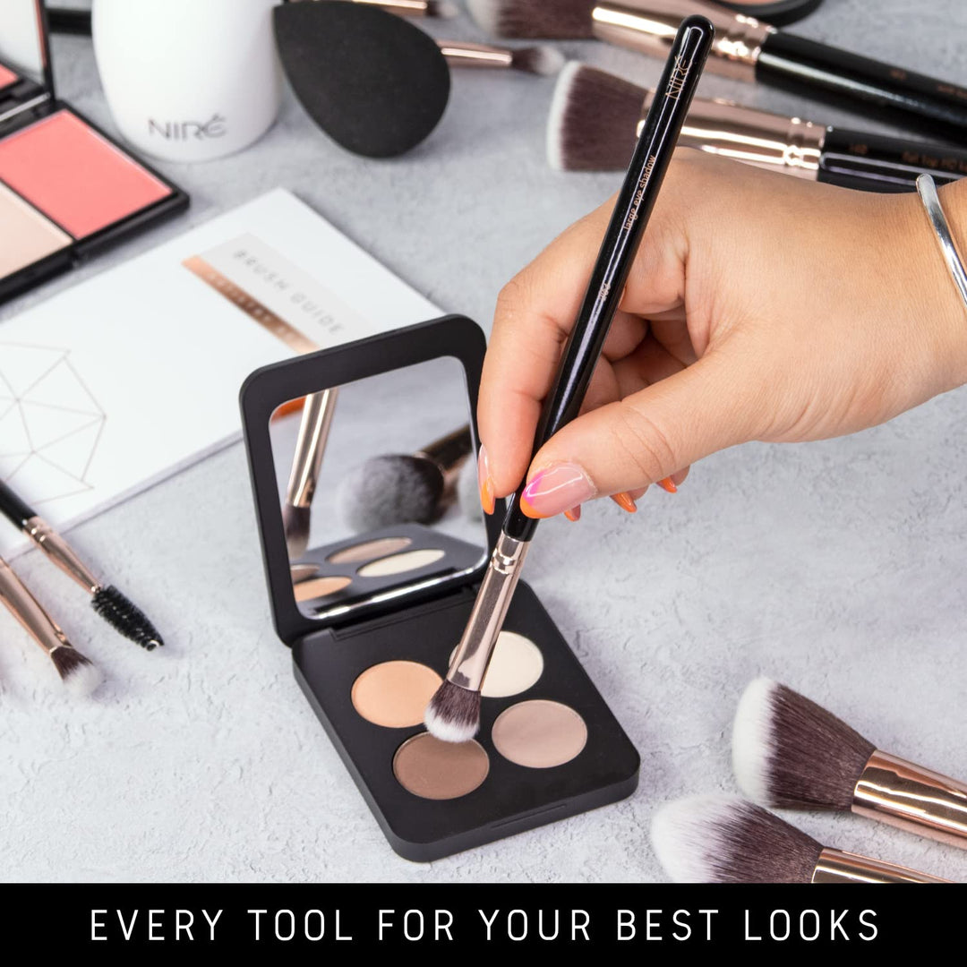 Niré Beauty - Juego de brochas de maquillaje profesional galardonad...