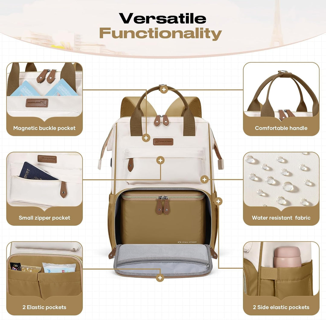 Maelstrom Mochila de viaje para mujeres y hombres, mochila para lap...