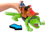 Fisher-Price Imaginext - Juego de tiburón pirata contra cocodrilo