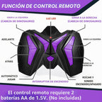 Juguete de dinosaurio a control remoto para niños de 3-5, 5-7 años, juguete robot de dinosaurio T-rex para caminar a control remoto con aerosol de niebla de agua, luces y sonidos, batería recargable