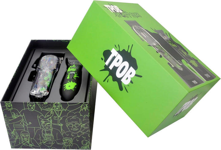 Set de cortapelos y recortadora TPOB (Paquete SPLATT Negro)