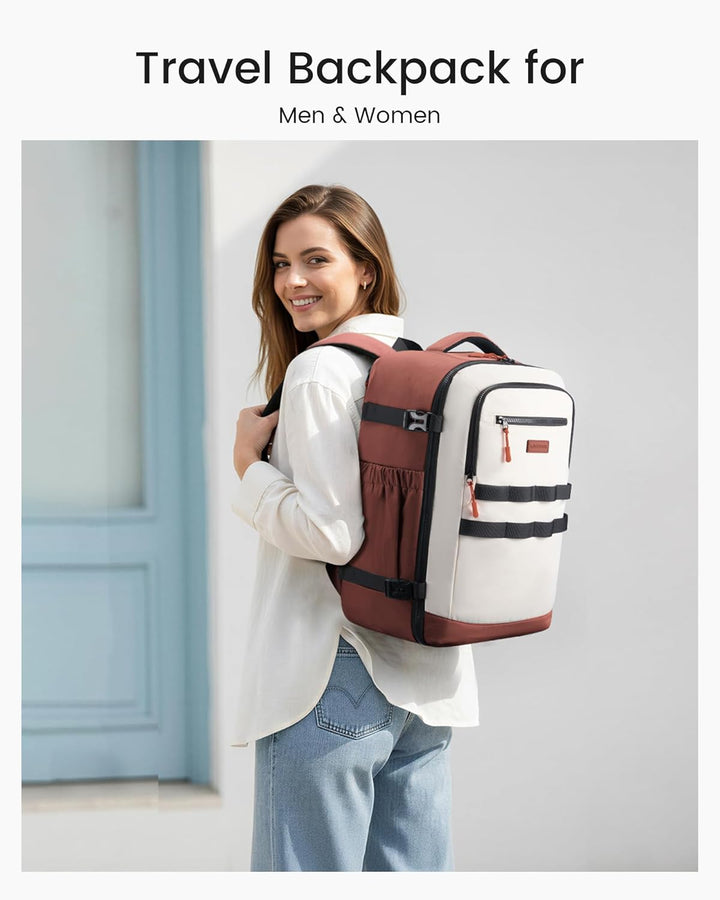 LOVEVOOK Mochila de viaje para computadora portátil para mujer, apr...
