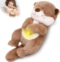 Peluche de nutria respiratoria, música suave y ligera para respirar