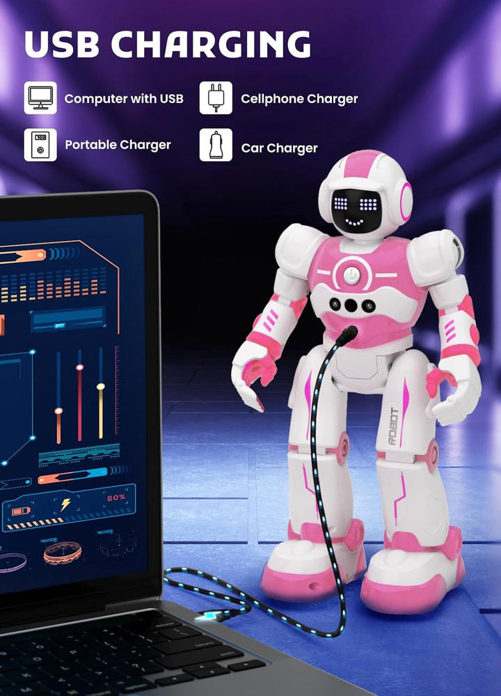 EduCuties Juguetes Robot para Niños, Robot Juguete Inteligente Prog...