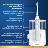 Waterpik Sonic-Fusion 2.0 Cepillo de dientes eléctrico profesional...
