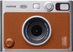 FUJIFILM INSTAX Mini EVO Hybrid Cámara instantánea marrón + películ...