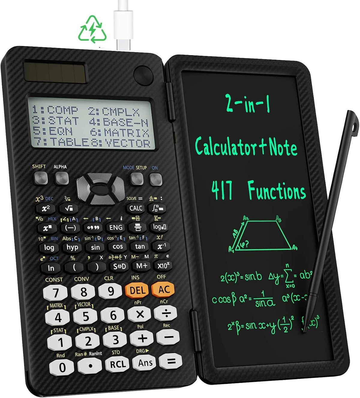 ROATEE Calculadoras científicas para estudiantes escolares 991ES MAX