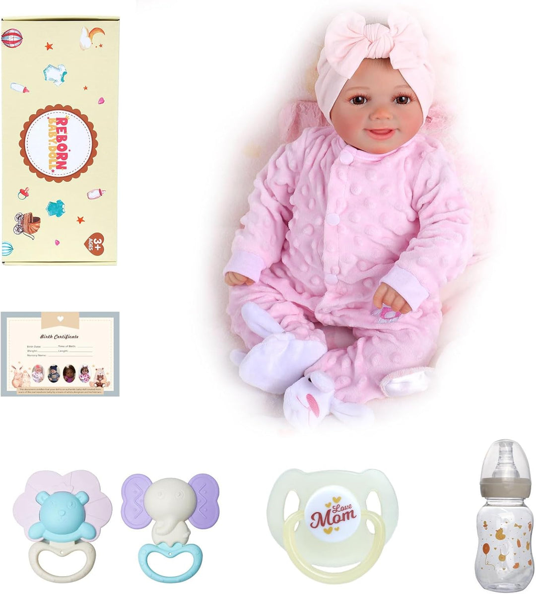 BABESIDE Muñecas Reborn de silicona de cuerpo completo Sunny \u2013...