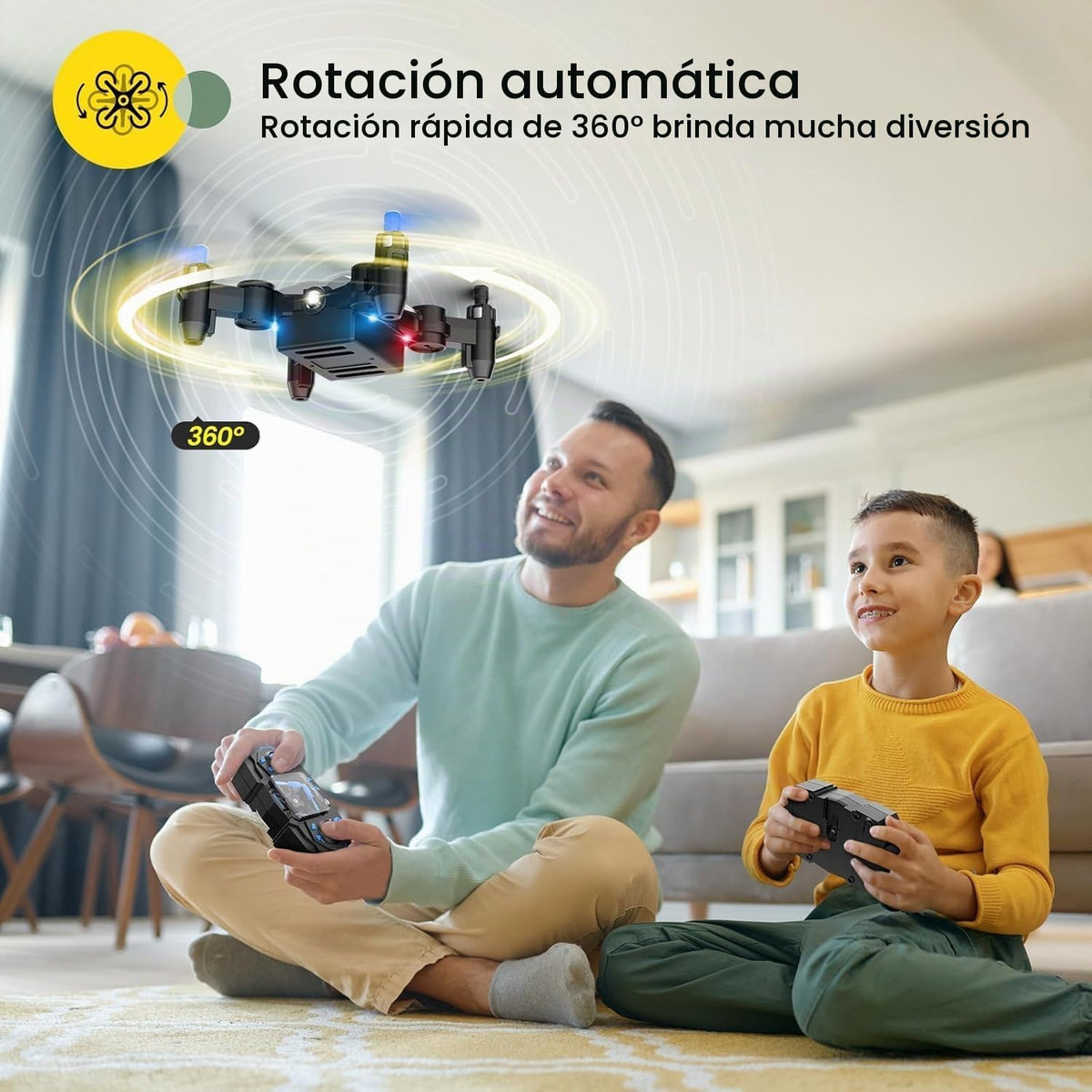 Holy Stone HS190 Mini dron plegable para niños principiantes, RC Nano Quadcopter con retención de altitud, giros 3D, rotación de alta velocidad, modo sin cabeza, tiro para llevar, retorno de una tecla