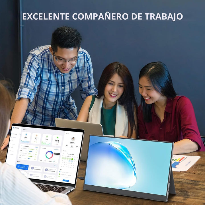 cocopar Monitor portátil de 15.6 pulgadas 1080P FHD 60Hz 85% sRGB M...