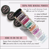 Giselle Cosmetics Paleta de sombra de ojos y contorno mineral suelt...