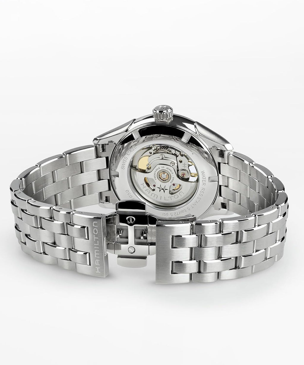 Hamilton Jazzmaster Reloj automático para hombre, acero inoxidable de 1.654
