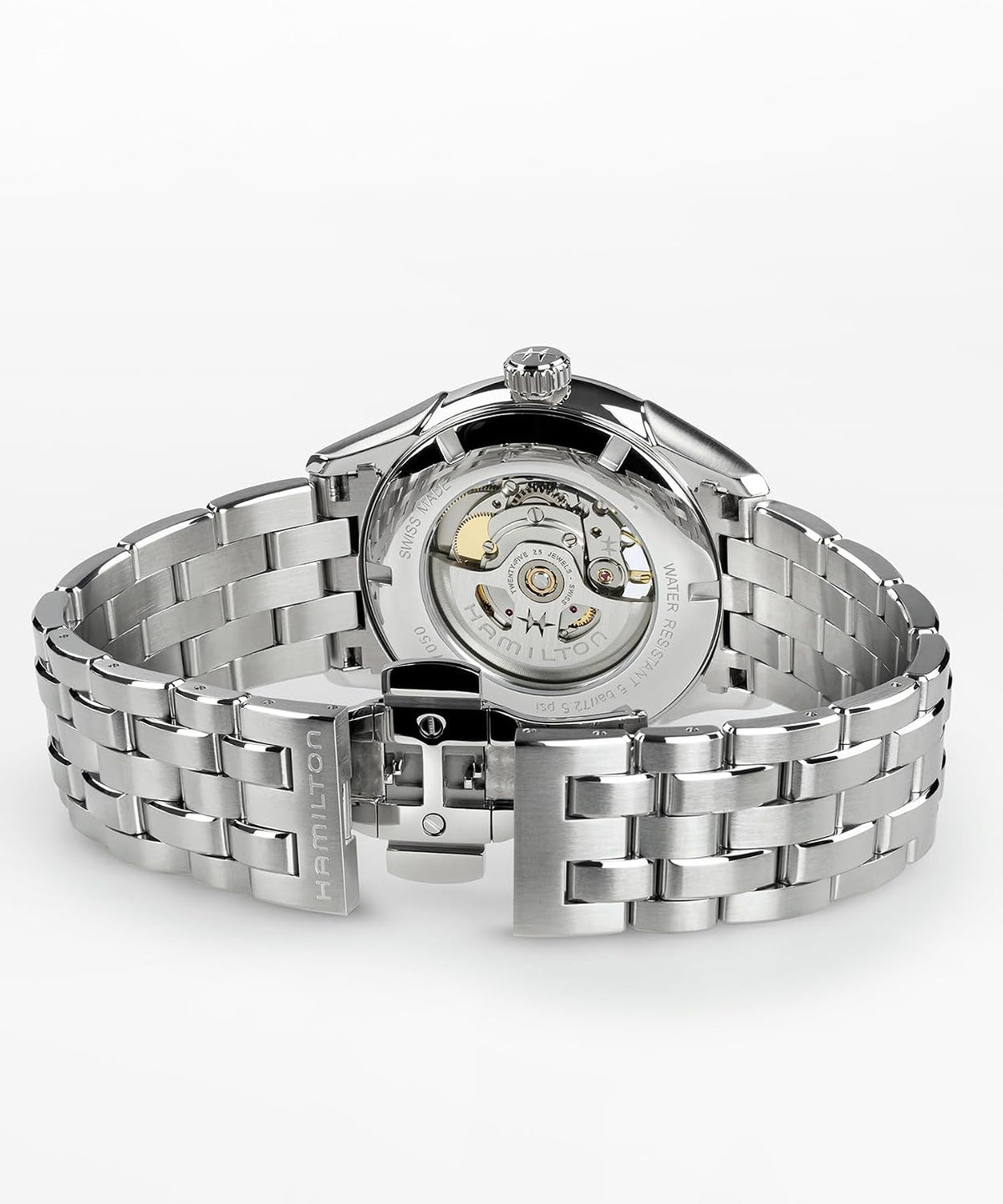 Hamilton Jazzmaster Reloj automático para hombre, acero inoxidable de 1.654