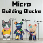 VIIOVOIIV Bloques de Construcción Micro de Oso Teddy con