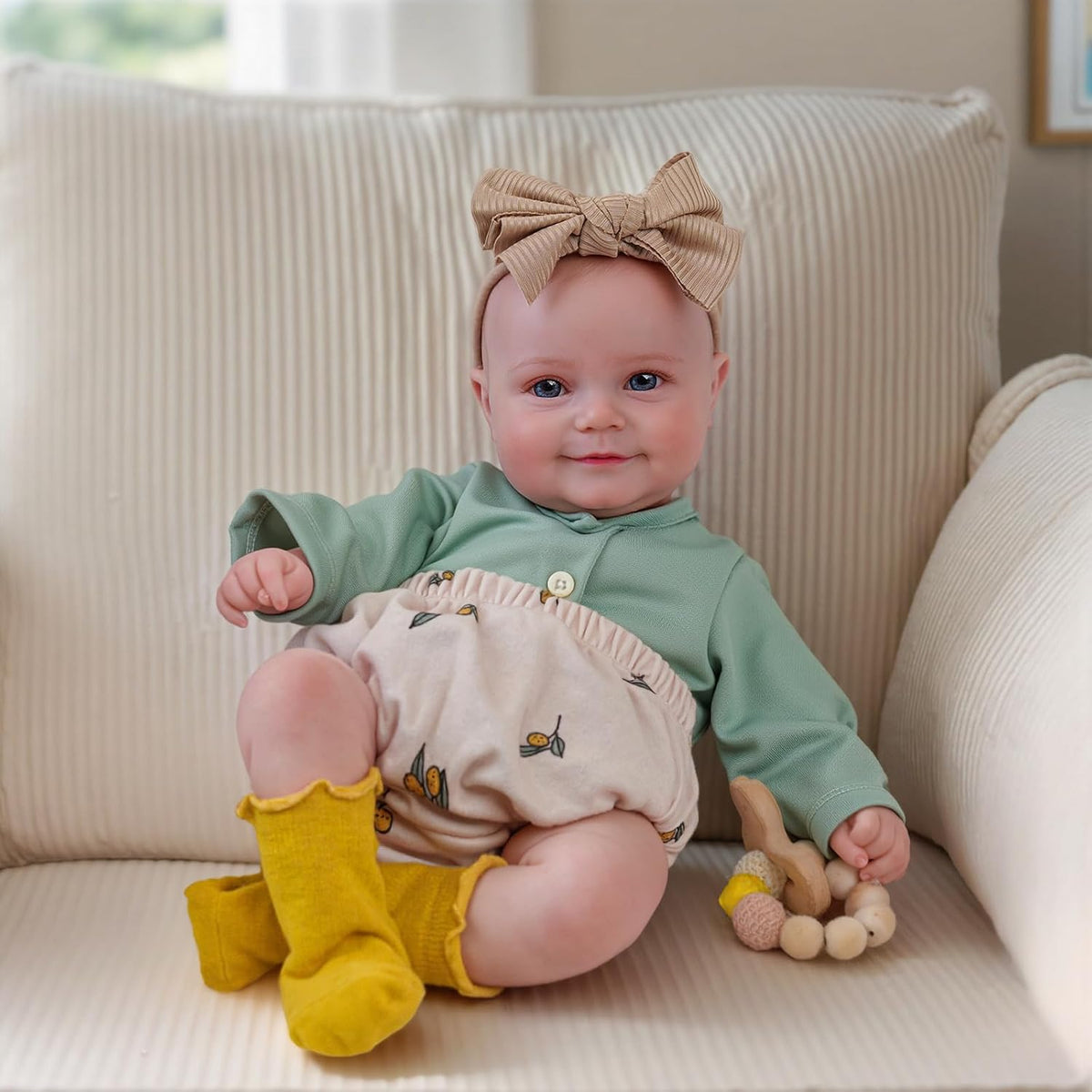 BABESIDE Muñecas de bebé Reborn de 20 pulgadas, linda muñeca realista de