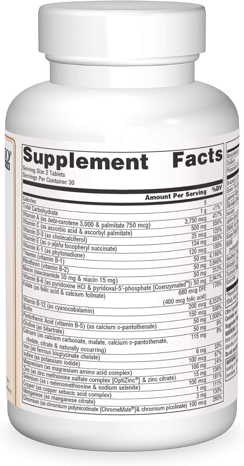 Source Naturals Life Force Multivitamínico diario múltiple Vitamina...