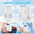 DeeKom Ventilador de cintura personal portátil y ventilador de cuel...
